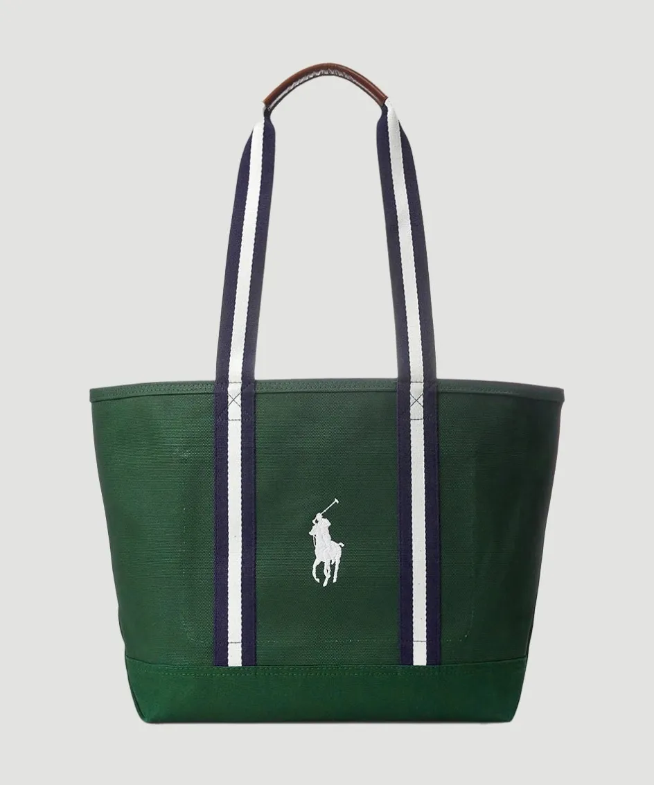 Wimbledon Polo Ralph Lauren Canvas Totebag- Tote
