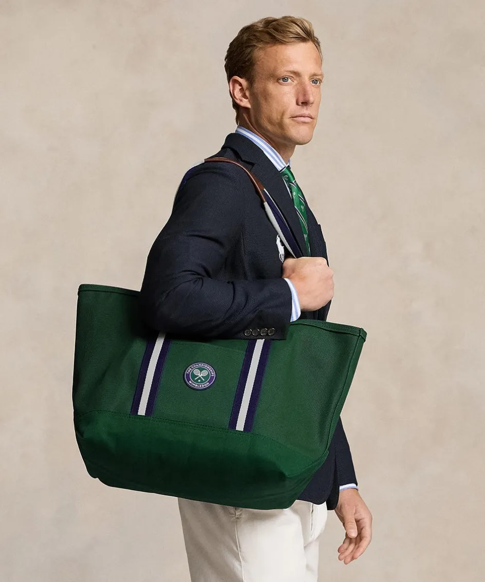 Wimbledon Polo Ralph Lauren Canvas Totebag- Tote