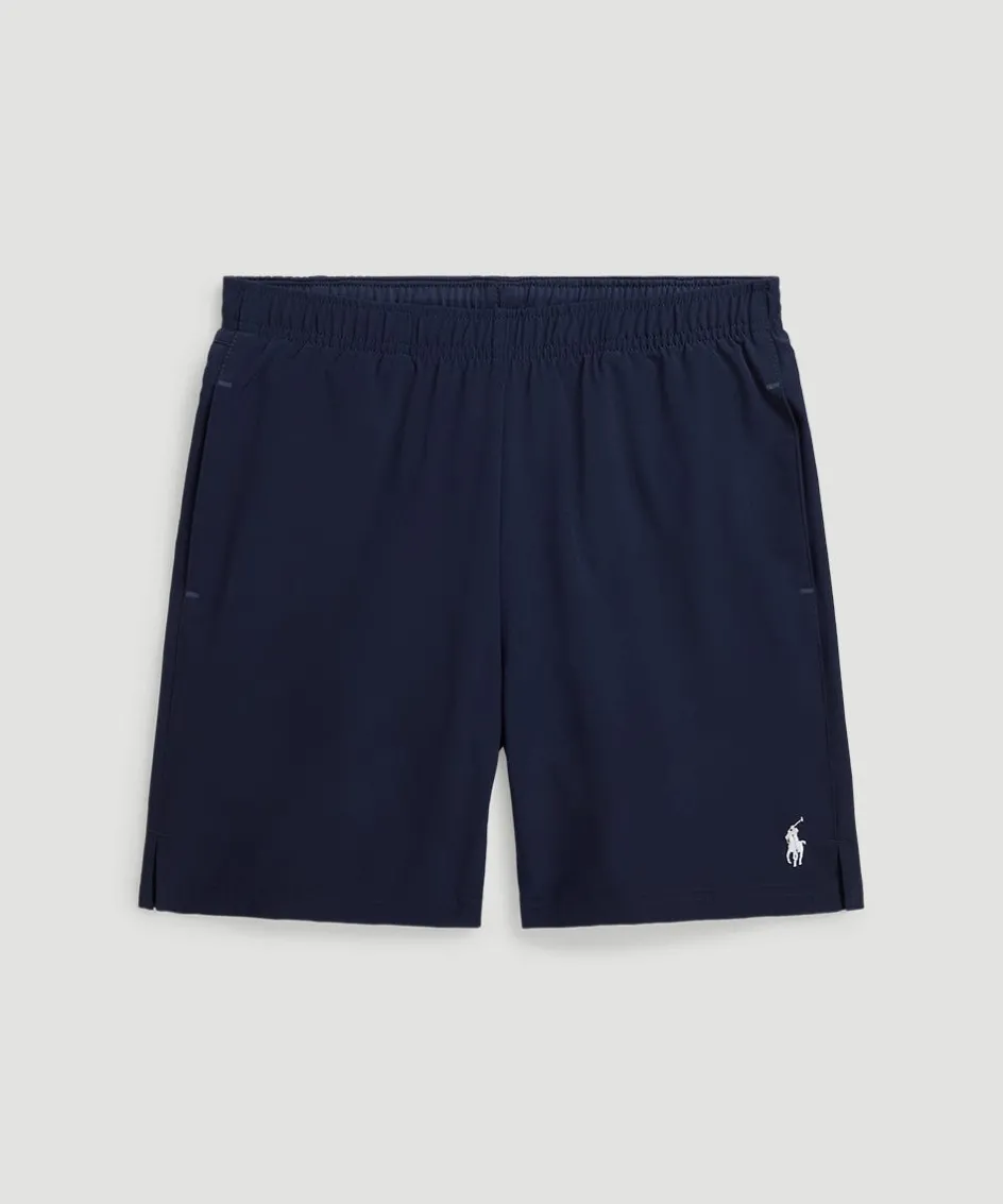 Wimbledon Polo Ralph Lauren Kids Ballkid Performance Shorts - Navy-Kids Trousers & Shorts