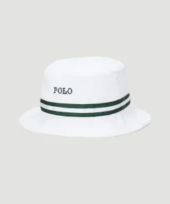 Wimbledon Polo Ralph Lauren Kids Reversible Terry Bucket Hat- Bucket Hat