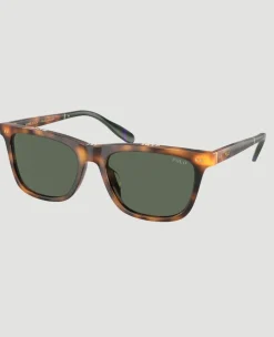 Wimbledon Polo Ralph Lauren PH4205U Shiny Red Havana- Sunglasses