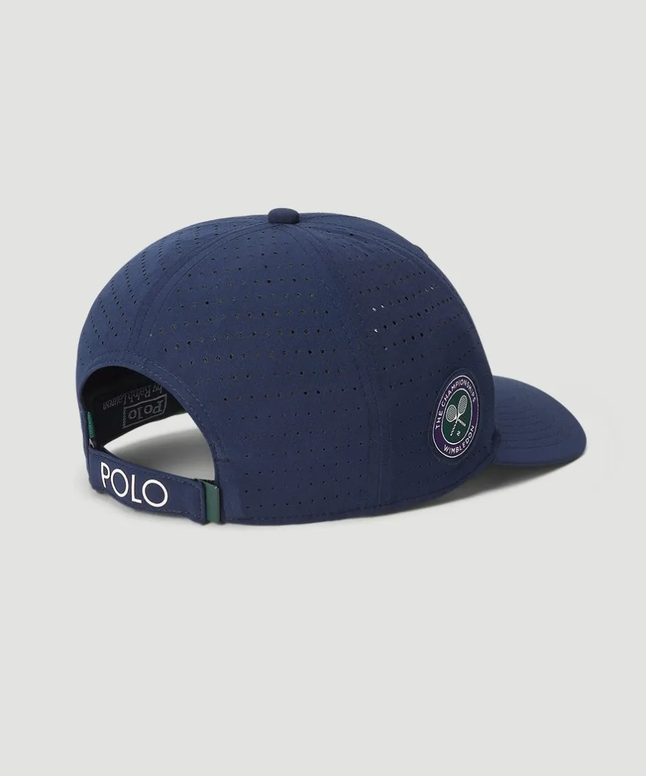 Wimbledon Polo Ralph Lauren Sports Cap - Navy- Baseball Cap