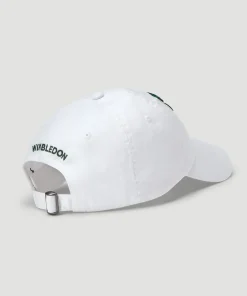 Wimbledon Polo Ralph Lauren Twill Ball Cap - White- Baseball Cap