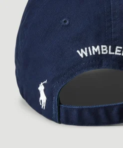 Wimbledon Polo Ralph Lauren Twill Ball Cap - Navy- Baseball Cap