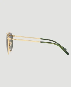 Wimbledon Polo Ralph Lauren X Gold Double Bridge Sunglasses- Sunglasses