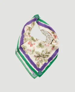 Wimbledon Silk Scarf - Trophy - 70x70-Women Scarves|Accessories