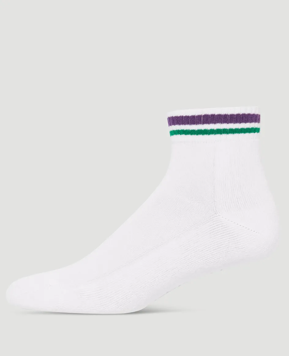 Wimbledon Socks Short Cuff Stripe- Accessories