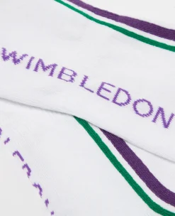 Wimbledon Socks Trainer Stripe- Accessories
