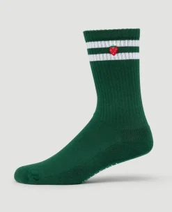 Wimbledon Strawberry Icon Crew Socks in Green-Women Accessories|Accessories