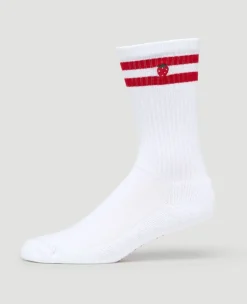 Wimbledon Strawberry Icon Crew Socks in Red-Women Accessories|Accessories