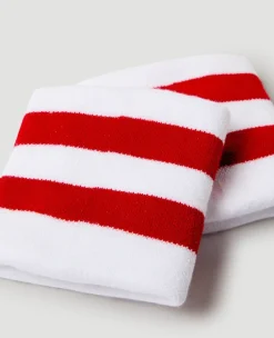 Wimbledon Strawberry Icon Sweatband Twin Pack in Red-Women Court Accessories|Accessories