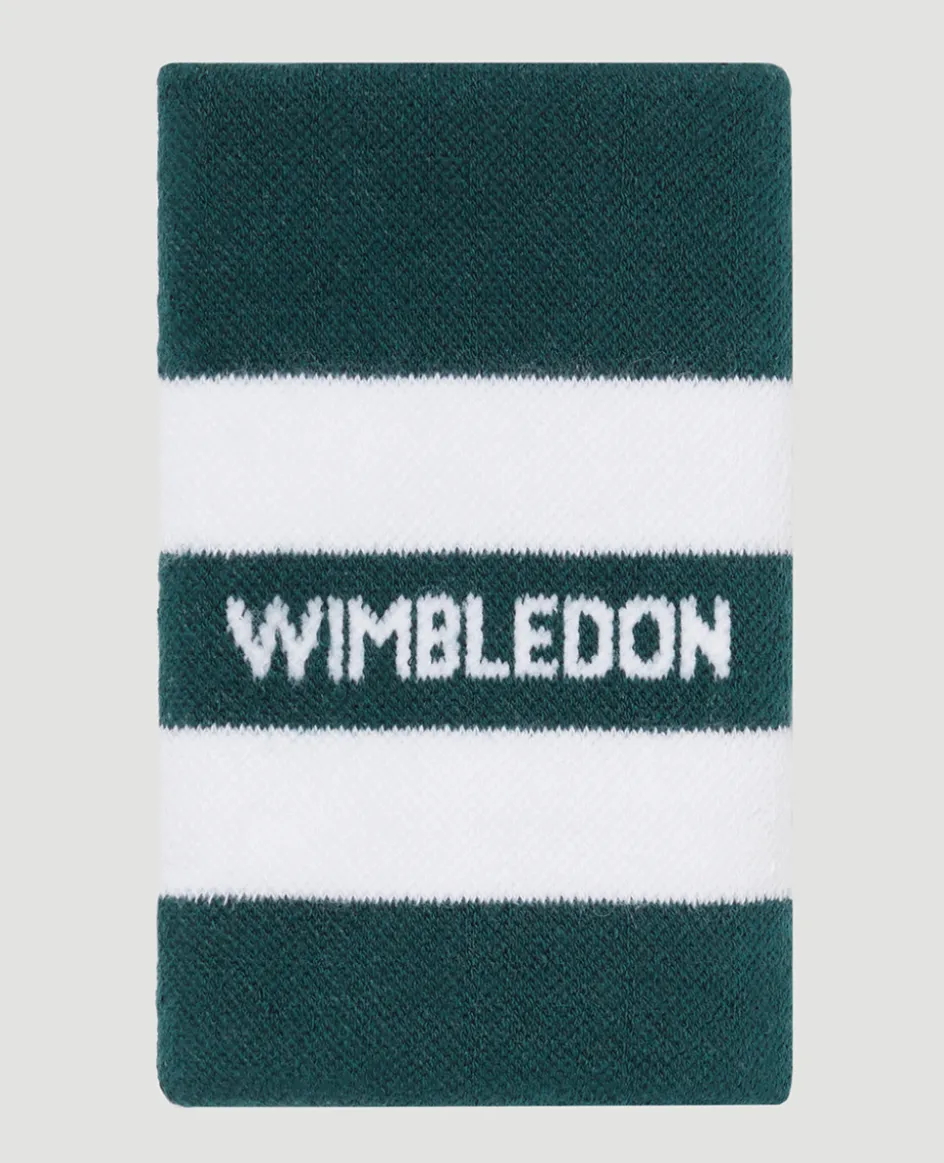 Wimbledon Sweatband Large Single - Green- Accessories