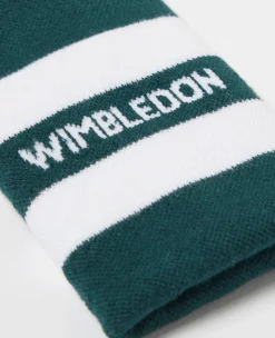Wimbledon Sweatband Large Single - Green- Accessories