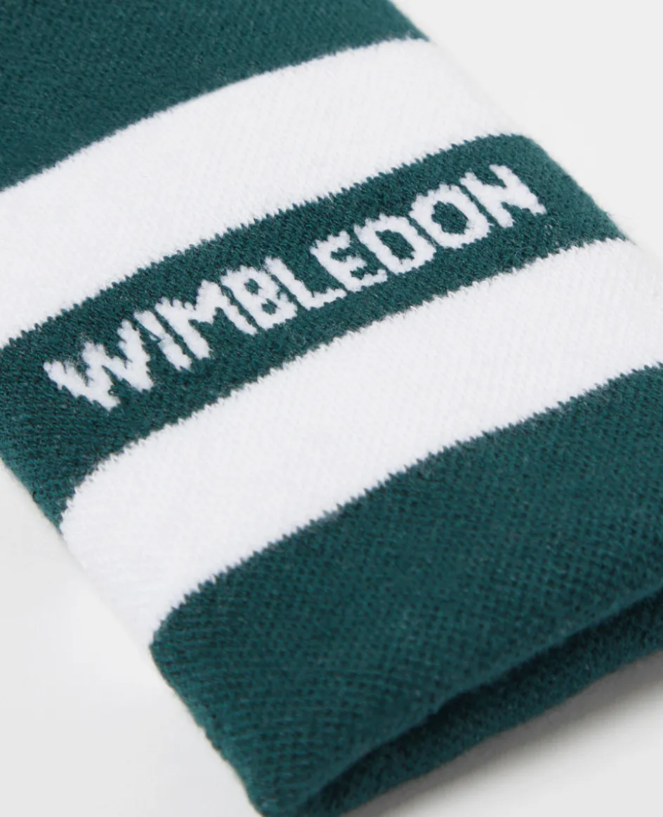 Wimbledon Sweatband Large Single - Green- Accessories