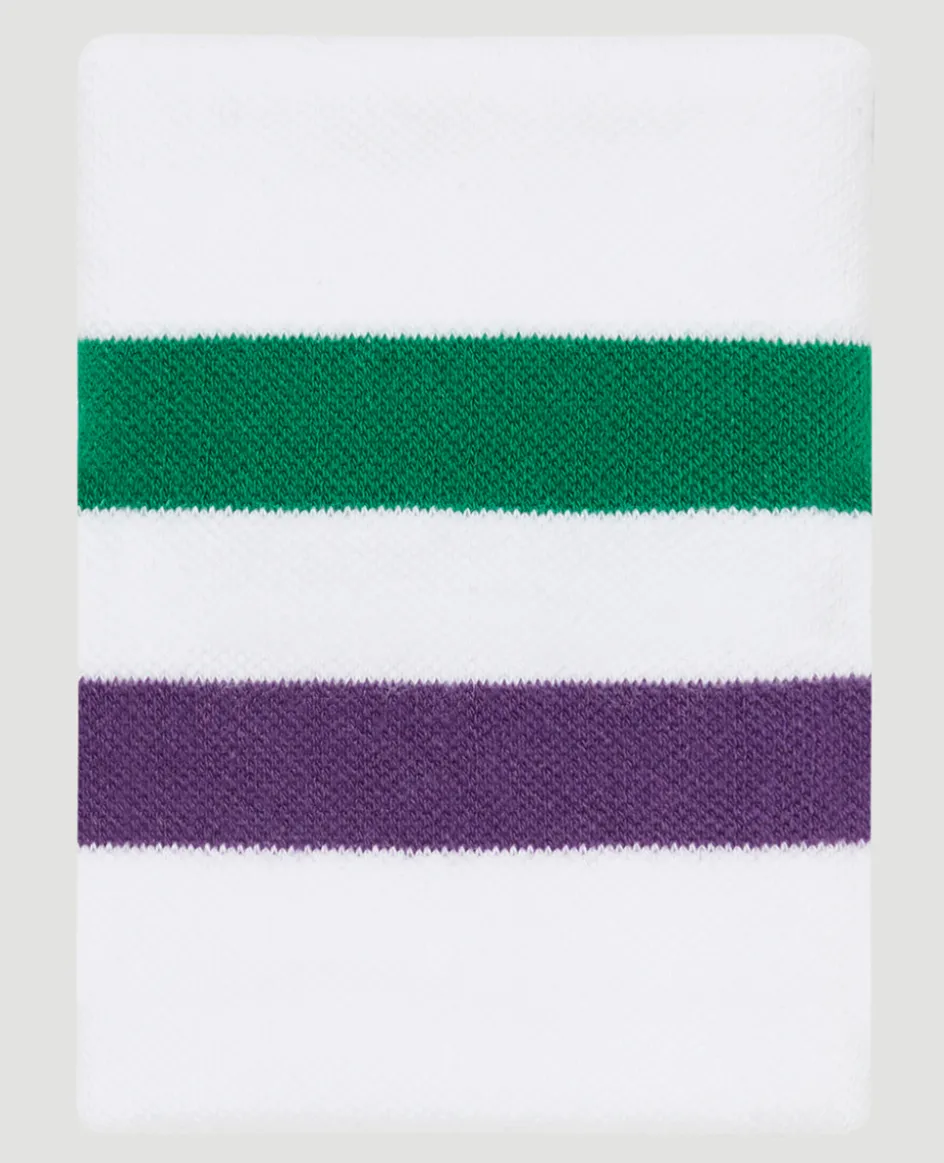 Wimbledon Sweatband Large Single - White- Accessories