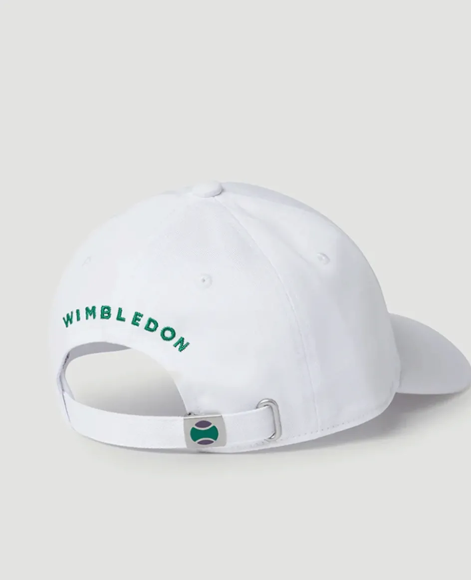 Wimbledon The Championships Logo Cap in White- Baseball Cap