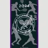 Wimbledon Championships Giant Towel 2024 - Classic Green & Purple- Towels