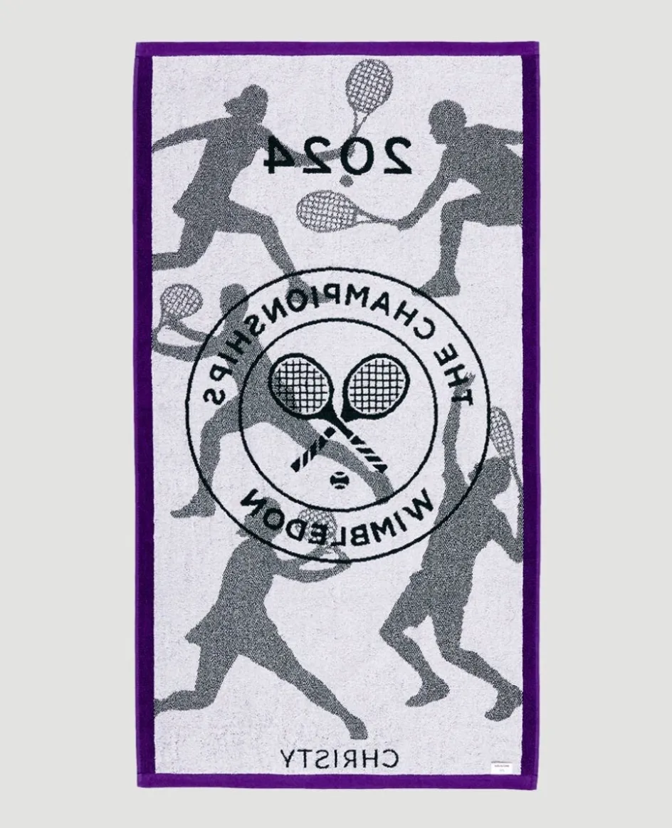 Wimbledon Championships Giant Towel 2024 - Classic Green & Purple- Towels