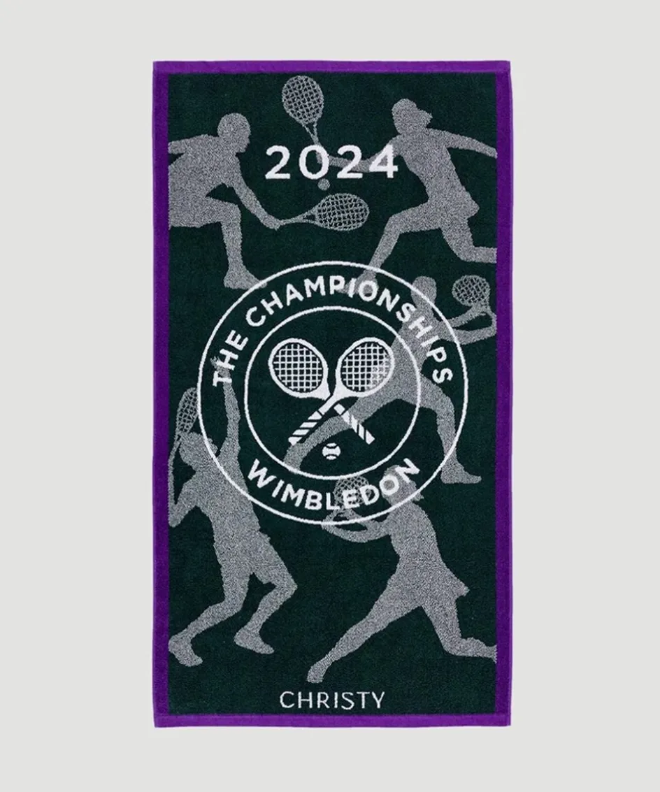Wimbledon Championships Towel 2024 - Classic Green & Purple- Towels