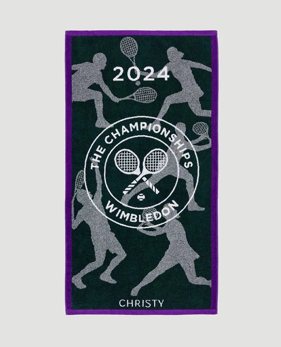 Wimbledon Championships Towel 2024 - Classic Green & Purple- Towels