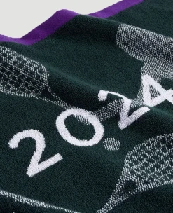 Wimbledon Championships Towel 2024 - Classic Green & Purple- Towels