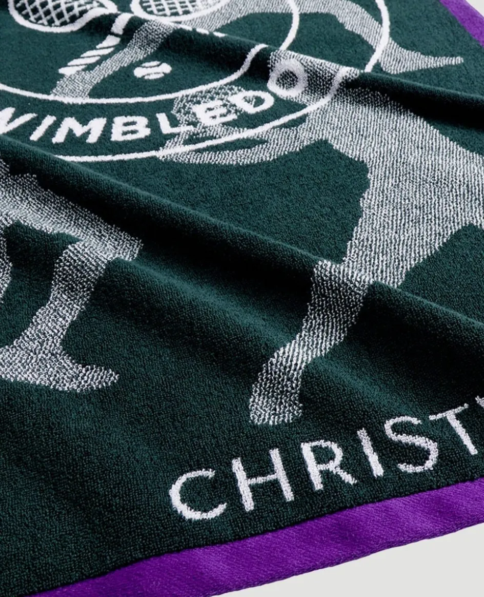 Wimbledon Championships Towel 2024 - Classic Green & Purple- Towels