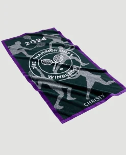Wimbledon Championships Towel 2024 - Classic Green & Purple- Towels