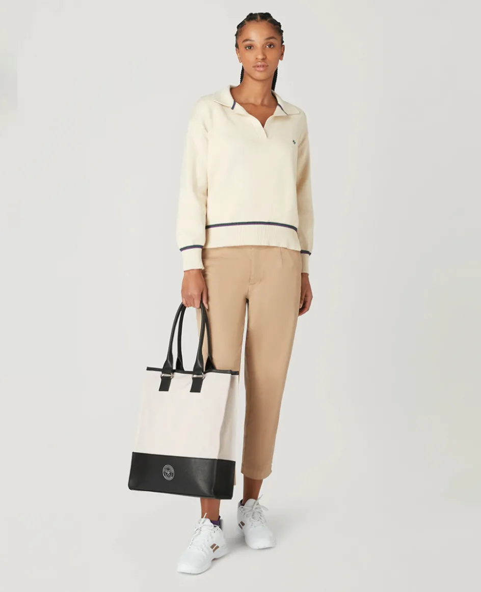 Wimbledon SW19 Shopper Bag - Cream- Shopper