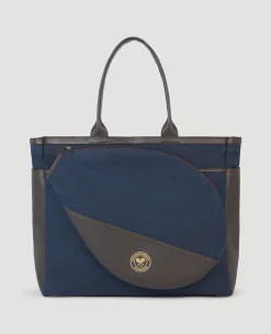 Wimbledon SW19 Tennis Tote Bag - Navy- Tote|Bags