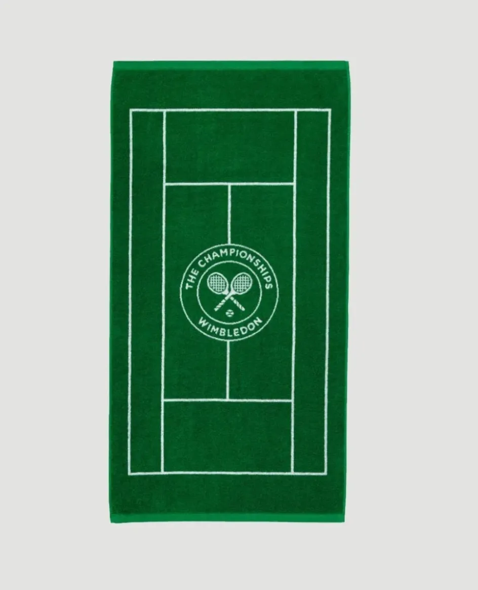 Wimbledon Tennis Court Beach Towel - Oversized- Towels