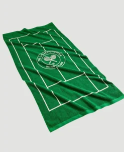 Wimbledon Tennis Court Beach Towel - Oversized- Towels