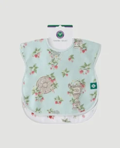 Wimbledon Trophies & Strawberries Cotton Bibs Pack of 2-Kids Bibs