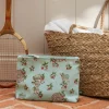 Wimbledon Trophies & Strawberries Canvas Washbag- Travel