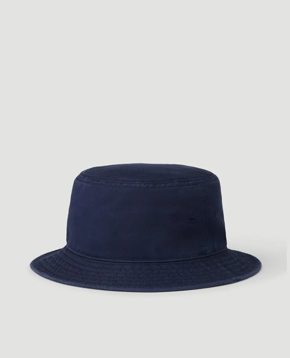 Wimbledon Wordmark Bucket Hat - Navy- Bucket Hat