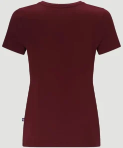 Wimbledon Women's Championships Logo T-Shirt - Oxblood-Women Tops & T-Shirts