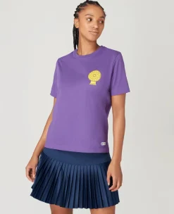 Wimbledon Womens Champions T-Shirt - Purple-Women Tops & T-Shirts
