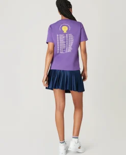 Wimbledon Womens Champions T-Shirt - Purple-Women Tops & T-Shirts