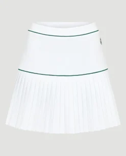 Wimbledon Womens Contrast Skort - White-Women Dresses & Skorts|Dresses & Skirts
