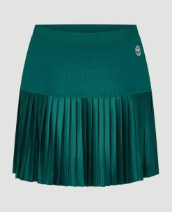 Wimbledon Women's Core Performance Skort - Green-Women Dresses & Skorts|Dresses & Skirts