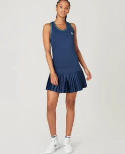 Wimbledon Women's Core Performance Tank - Navy-Women Tops & T-Shirts|Tops & T-Shirts