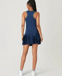 Wimbledon Women's Core Performance Tank - Navy-Women Tops & T-Shirts|Tops & T-Shirts