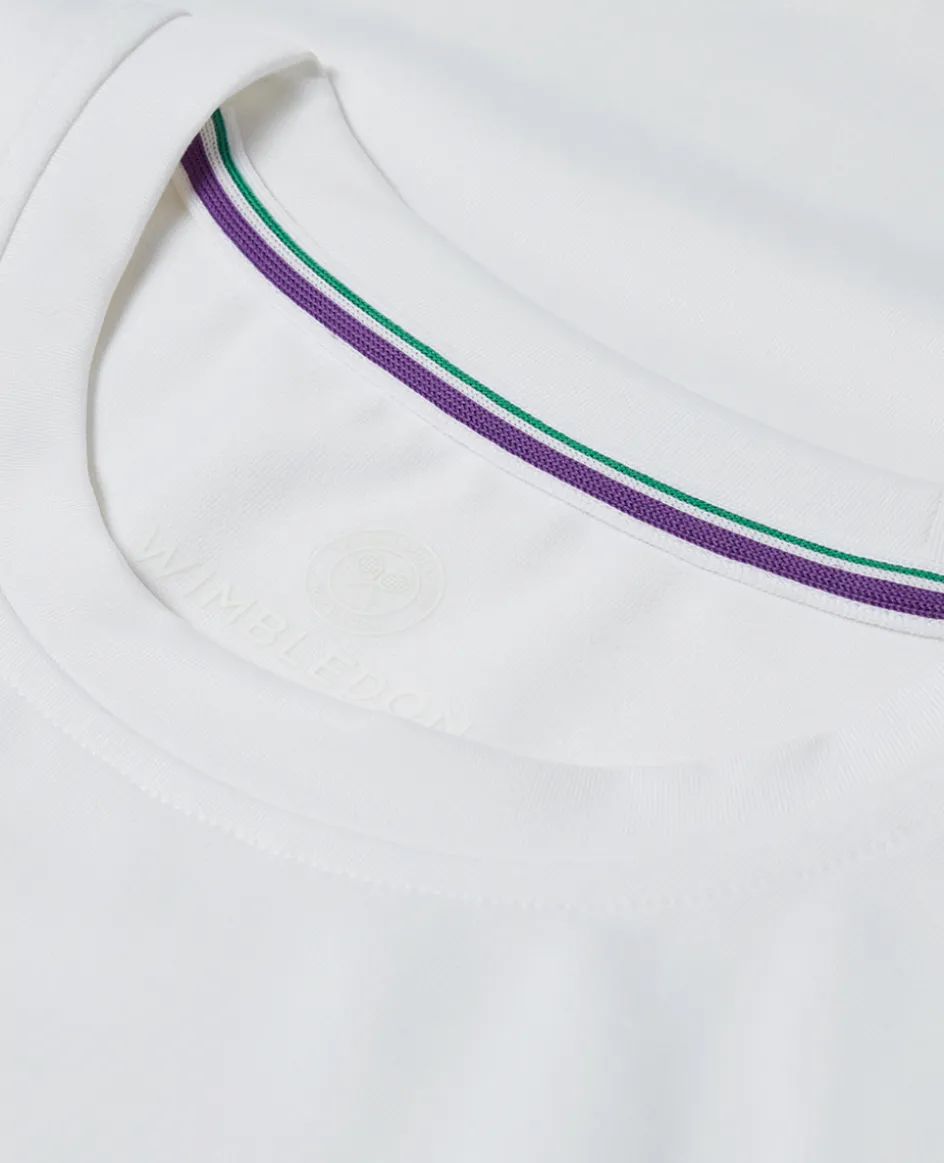 Wimbledon Women's Core Performance Tee - White-Women Tops & T-Shirts|Tops & T-Shirts