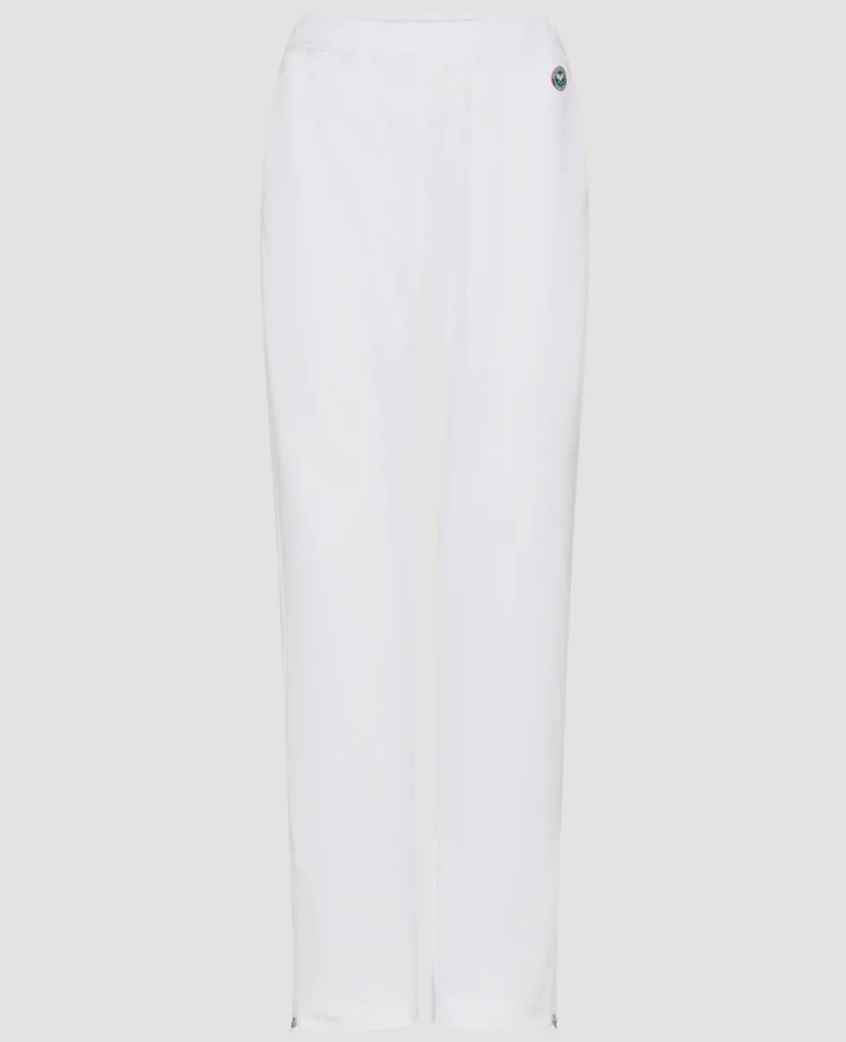 Wimbledon Women's Core Performance Track Pant - White-Women Trousers & Shorts|Trousers & Shorts