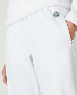 Wimbledon Women's Core Performance Track Pant - White-Women Trousers & Shorts|Trousers & Shorts