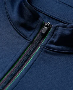 Wimbledon Women's Core Performance 1/4 Zip Training Top - Navy-Women Sweatshirts & Hoodies|Tops & T-Shirts