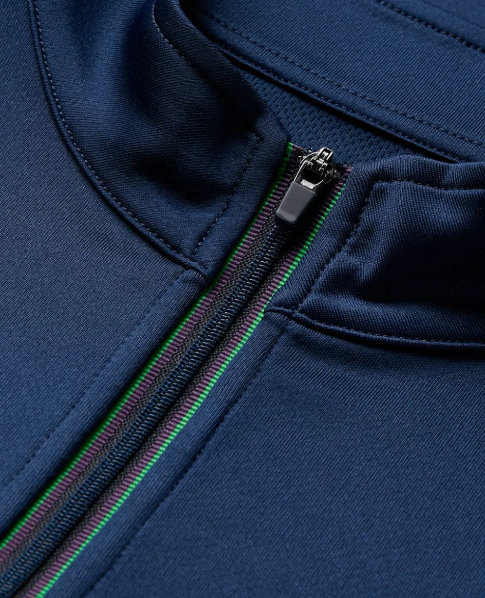Wimbledon Women's Core Performance 1/4 Zip Training Top - Navy-Women Sweatshirts & Hoodies|Tops & T-Shirts
