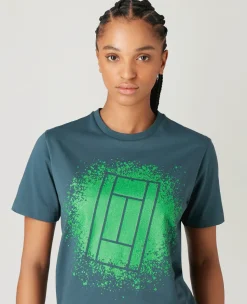 Wimbledon Womens Grass Court T-Shirt-Women Tops & T-Shirts