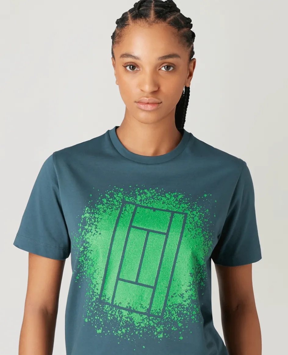 Wimbledon Womens Grass Court T-Shirt-Women Tops & T-Shirts