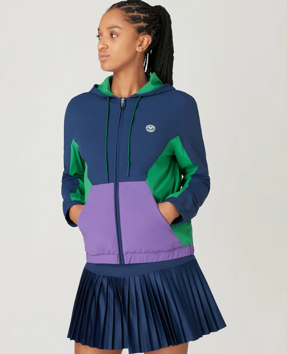 Wimbledon Womens Hooded Jacket - Multi-Women Jackets & Coats