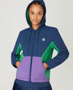 Wimbledon Womens Hooded Jacket - Multi-Women Jackets & Coats